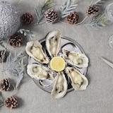 thumbnail of Austern-Servierset 9-teilig – Komplettset mit Austernmesser, Zitruspresse, Servierschale & Gabeln – Silber