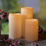 thumbnail of XXL LED Kerze für Außen flackernd H: 30cm D: 12,5cm outdoor creme