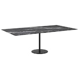 thumbnail of vidaXL Tischplatte Schwarz 120x65 cm 8 mm Hartglas in Marmoroptik