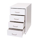 thumbnail of Décoshop26 - Caisson à tiroirs armoire de bureau 48x28x41 cm 4 tiroirsen acier blanc 04_0008261