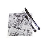 thumbnail of Doos met 600 papieren servetten 40x40 gedecoreerd uiteinde - Kleur - Pers