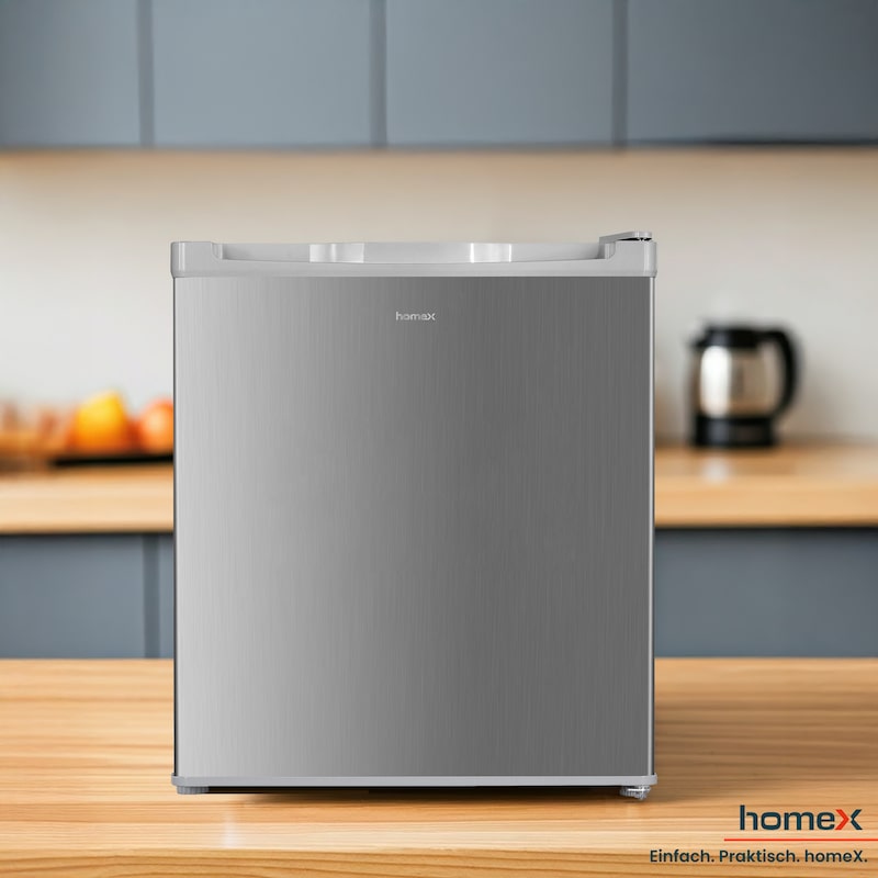 homeX Mini Gefrierschrank, Gefriertruhe klein - 33L Nutzinhalt, 4-Sterne Gefrierbox, Freezer, Tiefkühlschrank, FM1015-S