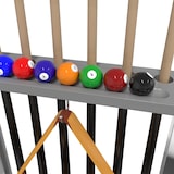 thumbnail of Stradivari Billard-Queue Ständer "Francesca", Grau