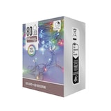 thumbnail of WellHome - Guirnalda con 80 Luces LED Multicolor con Temporizador y cable transparente