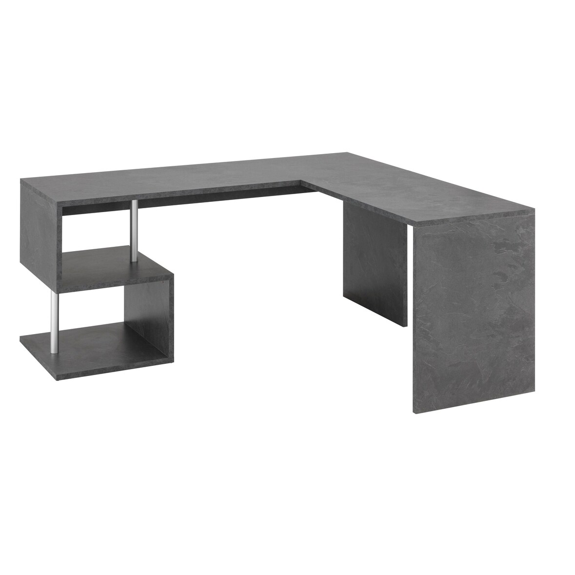 Web Furniture ESSE Scrivania Angolare Melaminico 180/160cm   Report