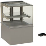 thumbnail of Schaukasten „Göteborg“ eckig, für 1,5xGN1/1, 2 Auslagen  200mm Tiefe, 597x510/400x710mm (BxHxT)  Steuerungsfertig