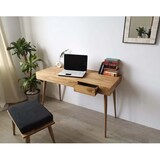 thumbnail of Ócrea Secretária em Madeira de Pinho Maciço - 2 gavetas - 100 x 50 Cm