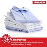 thumbnail of Telefunken Wärmepumpentrockner für 7 kg Wäsche, Trockner Frontlader, Wäschetrockner mit Knitterschutz, leise, TWP7EW