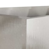 thumbnail of vidaXL Pflanzkübel Silbern 62x40x39 cm Edelstahl