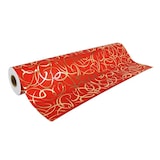 thumbnail of Clairefontaine Geschenkpapier Premium 80g, Rolle 50x0,70m, rote Arabesken - Rot 211894C