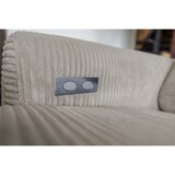 thumbnail of KAWOLA Sofá LAISKA sofá esquinero función relax semimotorizado pana gris sillón largo derecha