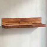 thumbnail of Wandregal `Nako` Massivholz: Flexibles Landhaus-Design, pflegeleicht. Braun, 80x23x17 cm | Kadima Design