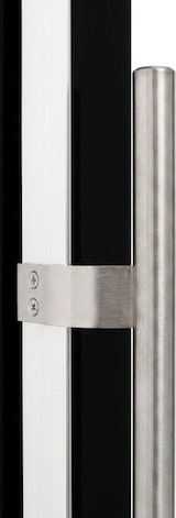 thumbnail of Romux® Glastürkühlschrank MC 450 Liter 1 Tür Belüftet Schwarz | Professioneller Getränkekühlschrank mit Glastür & LED