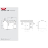 thumbnail of Keter Gerätehaus Oakland 1175 Anthrazit