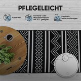 thumbnail of Björn&Schiller Teppichläufer 60x180 cm, schwarz (Shadow Grid) rutschfester Teppich für Diele, Küche, Schlafzimmer und Wohnzimmer