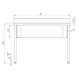 thumbnail of Romux® Fregadero con Seno Profundo de Acero Inoxidable 800x600x850 mm Desmontable | Pica Industrial con patas | Pila Lavadero para Cocina