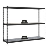 thumbnail of PROREGAL Schwerlastregal METAL BEAST THREE | HxBxT 200x210x90cm | Fachlast 500kg | Anthrazit | Regal Standregal Werkstattregal Lagerregal Kellerregal