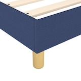thumbnail of Décoshop26 - Sommier à lattes sur pieds cadre de lit 90x200 cm tissu bleu TDL0207319