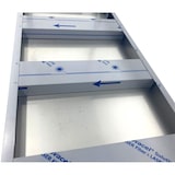 thumbnail of Table centrale inox - AISI 304 - Avec étagère - 2000x600x850 mm - Arilex