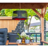 thumbnail of Stufa da esterno Sunred Smart Moderna Artix Ultra sospesa grigia 2000 Watt