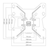 thumbnail of One For All Wm2241 TV-Halterung 101,6 Cm (40") Schwarz