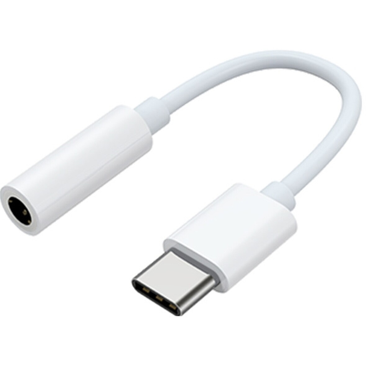Mobeen USB-C - 3,5mm Kopfhöreranschl. Adapter White