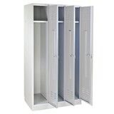 thumbnail of PROREGAL Garderobenschrank Ermine mit 3 Türen | HxBxT 178x89x50cm | Lichtgrau/Lichtgrau