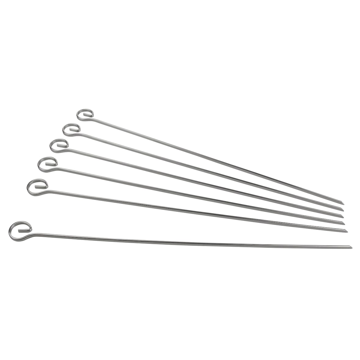 METRO PROFESSIONAL Brochettes à griller, acier inoxydable, 35 cm, 6 unités