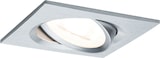 thumbnail of Paulmann LED Einbauleuchte 3-Step-Dim Nova Coin 3-Step-Dim Basisset schwenkbar  eckig 84x84mm 50° Coin 3x6W 3x470lm 230V dimmbar 2700K Alu gedreht