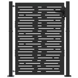 thumbnail of vidaXL Tuinpoort, Tuindeur 105x75 cm Cortenstaal Vierkant Ontwerp