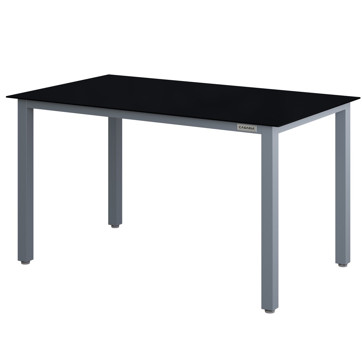 Alu Gartentisch 150x90x75cm silber