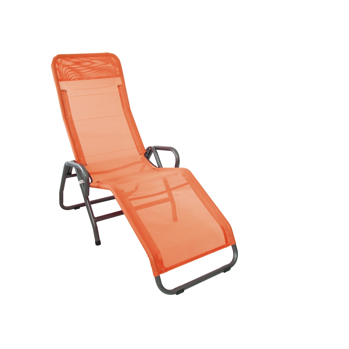 MFG Bäderliege "Pool 3", anthrait/terrakotta