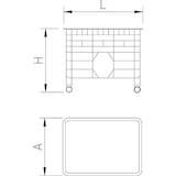 thumbnail of Contenedor para transporte de hielo 1040x640x825 mm