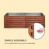 thumbnail of Rust Grow Hochbeet Gartenbeet verzinktes Stahlblech Rost-Finish Rost