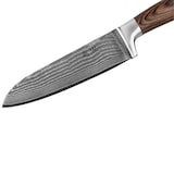 thumbnail of Wakoli EDIB Damast Santoku Messer I 17cm Klinge aus 67 Lagen Damaststahl I Pakkaholzgriff