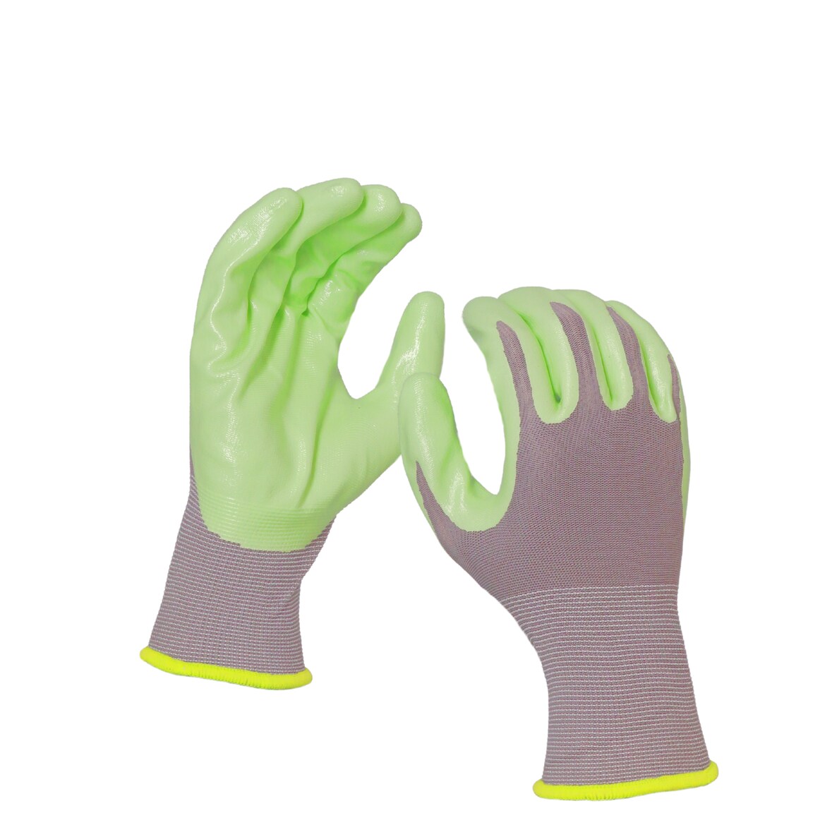 eVendix Gartenhandschuhe Größe S Grün\Grau 10 Paar