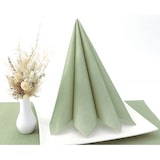 thumbnail of Airlaid Serviette Phalaris Naturgrün, 33 x 33 cm, 50 Stück - APARTina