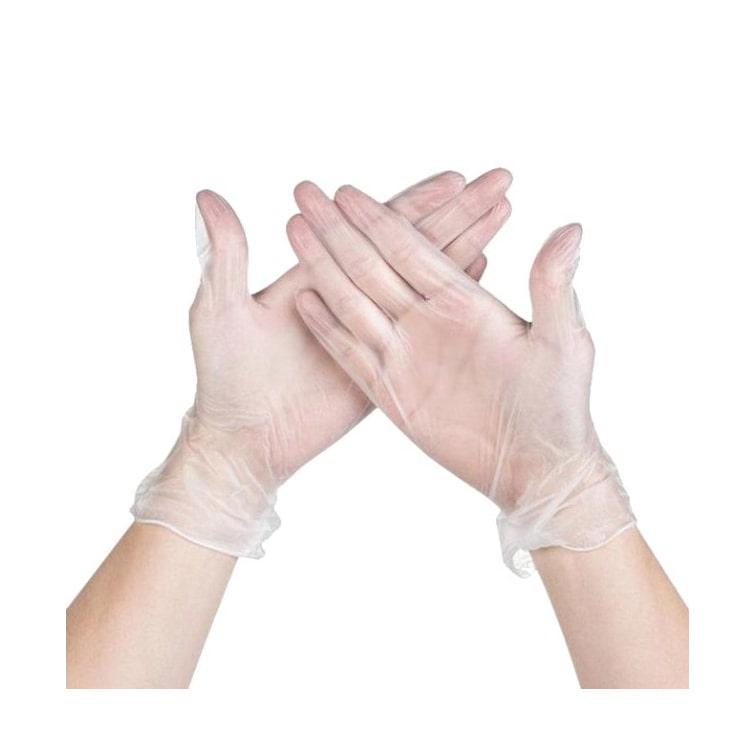 MONOUSO - Guanti in Vinile Senza Polvere Trasp. Taglia L (100 Pezzi)