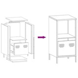 thumbnail of vidaXL Sideboard Rosa 35x39x73,5 cm Kaltgewalzter Stahl