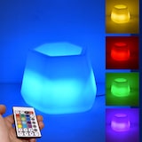 thumbnail of Lampada Vaso Luminoso da Giardino a LED | Luce RGB multicolore con telecomando | Led IP67 | Made in Italy  | cm 40X27| kg 4