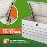 thumbnail of Gardebruk Auflagenbox Abschließbar Gasdruckfeder Weiß