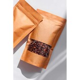 thumbnail of Bolsa de papel plastificado Doypack Kraft, con ventana 16x26x8 cm. Paquete 100 Uds.