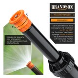 thumbnail of Brandson 2x Versenkregner - Rasensprinkler - Gartensprinkler Bewässerungssystem versenkbar - für Flächen bis 25 m2 - mit Schmutzsieb - frostsicher