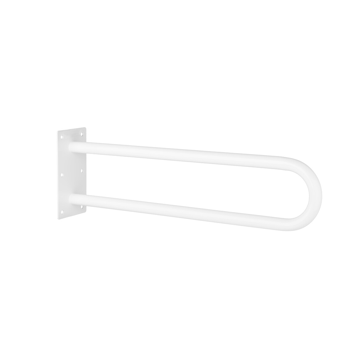 Wandstützgriff Haltegriff weiß 60 cm Stützgriff Wandgriff Waschbecken Toilette