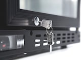 thumbnail of GastroHero Barkühlschrank ECO 230 schwarz 218 Liter Getränkekühlschrank unterbaufähig LED 2 Glastüren Umluft