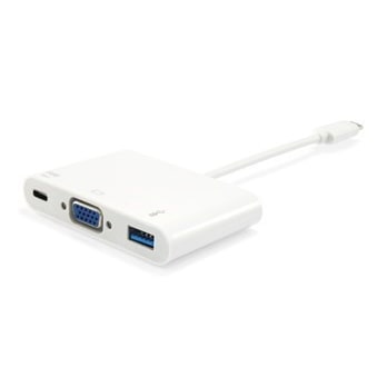 Adaptador Usb-C macho para Vga fêmea/Usb para 3.0