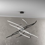 thumbnail of Lampadario a Led Moderno Top Light Tornado 88W 5950LM 1163/S100 Bianco