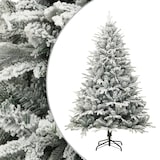 thumbnail of vidaXL Künstlicher Weihnachtsbaum Beschneit Grün 150 cm PVC PE