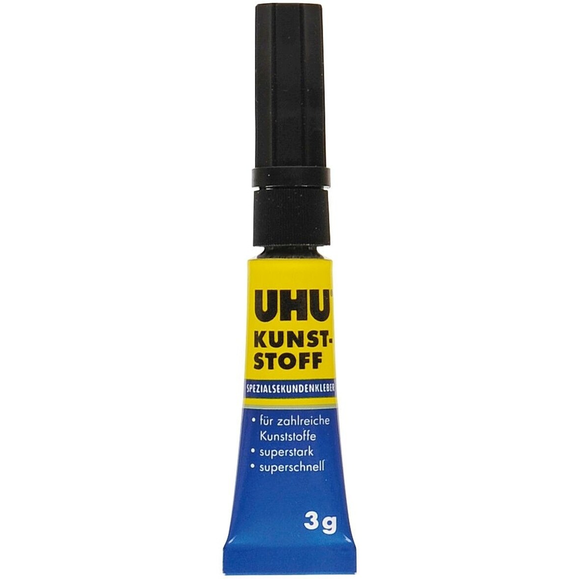 Sekundenkleber Kunststoff Tube 3g