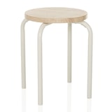 thumbnail of Taburete / taburete ALRANDA metal / MDF blanco / roble hjh LIVING